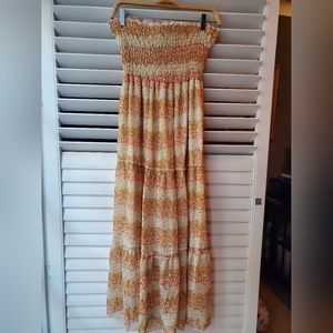 Women Lady Boho Sleeveless Floral Long Maxi Summer Beach Dress Sundress